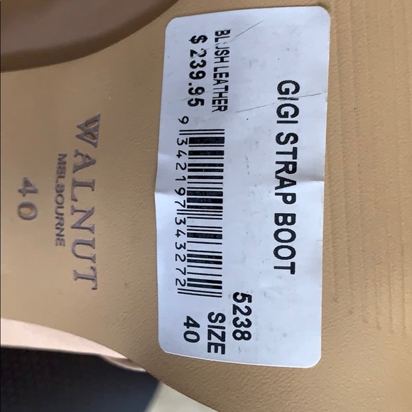 Walnut of Melbourne Beige Leather Boots - Picture 5 of 5